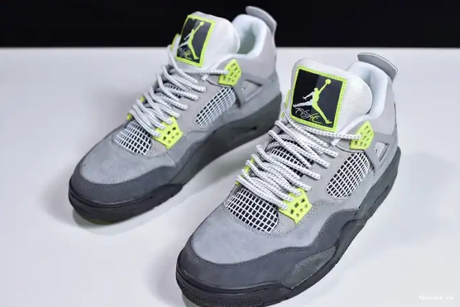 Reps TB Jordan CT5342-007 4 Air SE Neon 0507